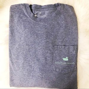 SOUTHERN MARSH Cotton Long Sleeve Tee Medium